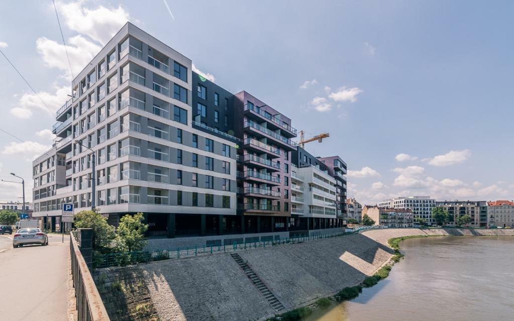 Apartament Studio Z Widokiem Na Odre Bulwary Ksiazece ヴロツワフ エクステリア 写真